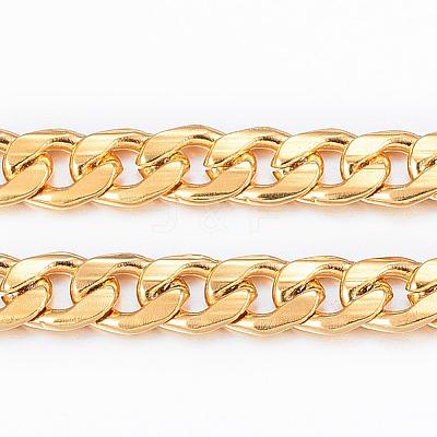 Ion Plating(IP) 304 Stainless Steel Cuban Link Chains CHS-H009-14G-1