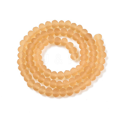 Transparent Glass Beads Strands EGLA-A044-T6mm-MD23-1