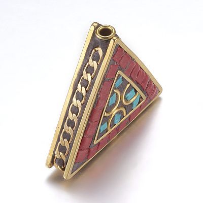 Handmade Indonesia Beads IPDL-F022-88C-1