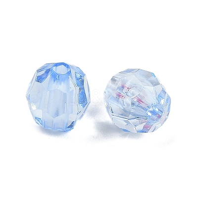 Transparent Acrylic Beads OACR-Q015-01F-1