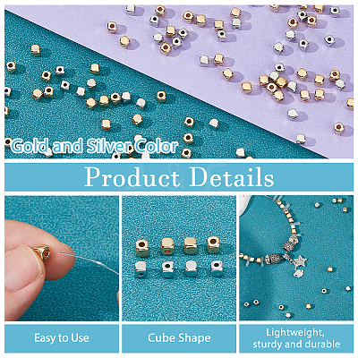 400Pcs 2 Colors Plastic Beads FIND-HS0001-27-1