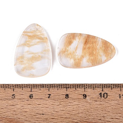 Watermelon Stone Glass Pendants G-Q601-38I-1