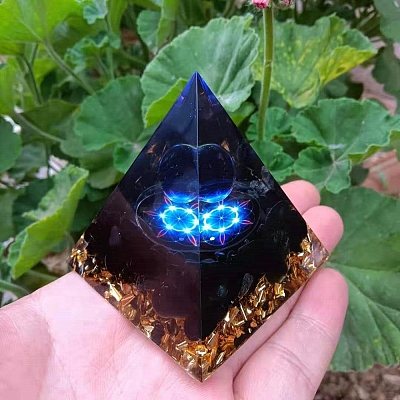 Orgonite Pyramid Resin Energy Generators PW-WG38973-01-1