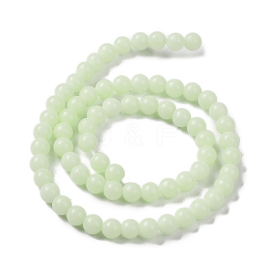 Synthetic Luminous Stone Beads Strands G-L582-01A-1