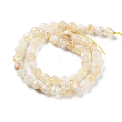 Heated Natural Citrine Beads Strands G-NH0021-A16-01-1