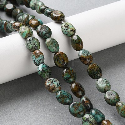 Natural African Turquoise(Jasper) Beads Strands G-M420-D17-01-1