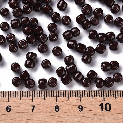 Baking Paint Glass Seed Beads SEED-S003-K18-1