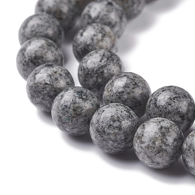 Natural Sesame Jasper/Kiwi Jasper Beads Strands G-F351-8mm-1