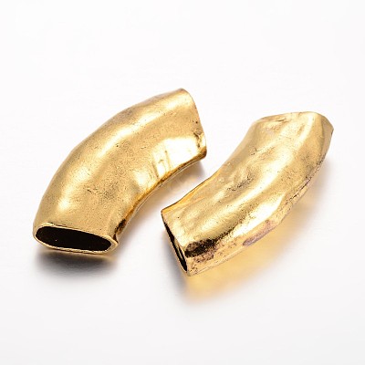 Tibetan Style Alloy Tube Beads PALLOY-I114-50AG-1