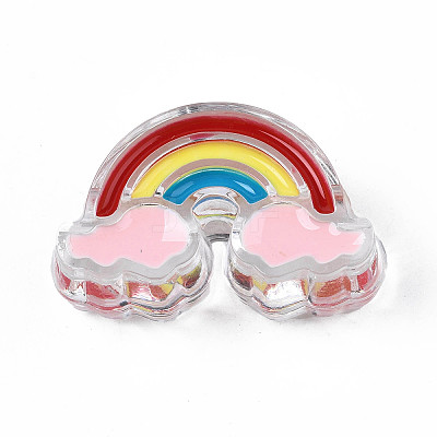 Transparent Acrylic Enamel Beads LS-X-OACR-N130-026-03-1