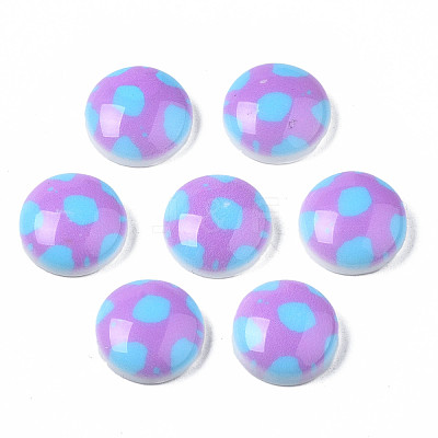 Opaque Resin Cabochons CRES-S308-001-1