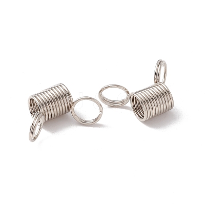 Non-Tarnish 201 Stainless Steel Mini Spring Bead Clamps for Beading Jewelry Making TOOL-G018-01P-1
