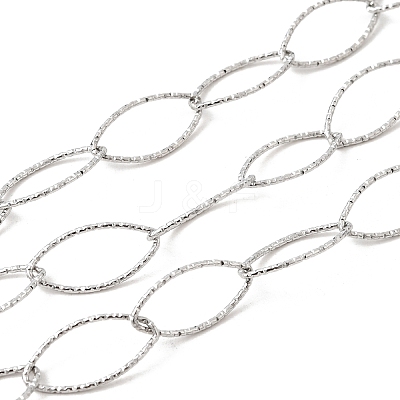 304 Stainless Steel Oval Link Chains CHS-C018-01B-P-1