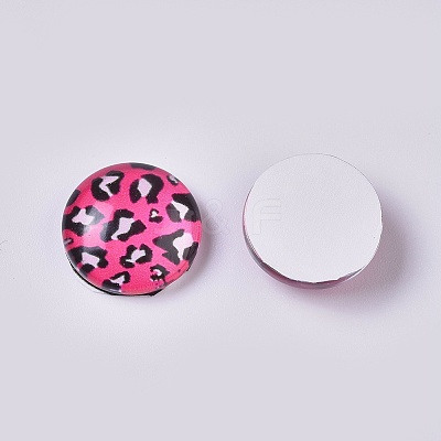 Glass Cabochons LS-GLAA-WH0015-09G-1