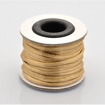 Round Nylon Satin Rattail Cord X-NWIR-O001-A-19-1
