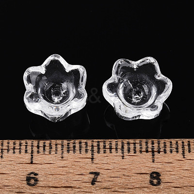 Transparent Glass Bead Caps A-GLAA-Q089-002C-001-1