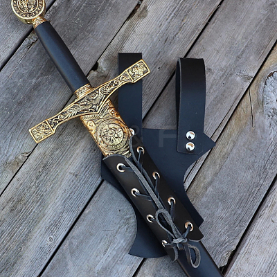PU Leather Sword Sheaths AJEW-WH0248-582A-1