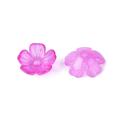 Transparent Plastic Bead Caps KY-Q005-02A-09-1