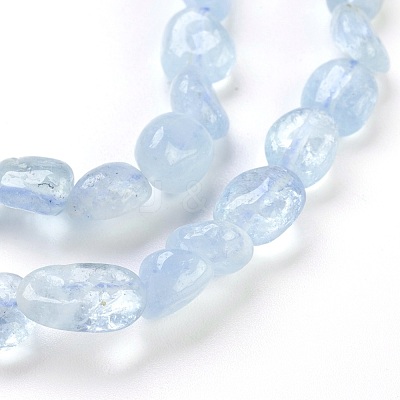 Natural Aquamarine Beads Strands X-G-F575-11-1