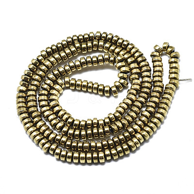 Electroplate Non-magnetic Synthetic Hematite Beads Strands G-S352-43-A01-1