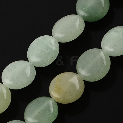 Natural Green Aventurine Stone Bead Strands X-G-R189-17-1