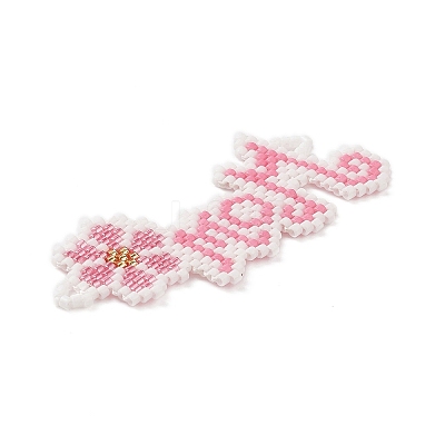 Handmade Loom Pattern MIYUKI Seed Beads PALLOY-MZ00050-01-1