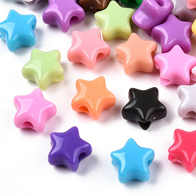 Opaque Acrylic Beads MACR-T047-01-01-1