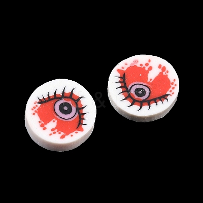 Halloween Handmade Polymer Clay Cabochons CLAY-A007-05A-1