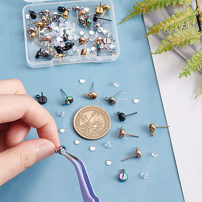 DIY Earring Making Finding Kits STAS-DC0007-39-1