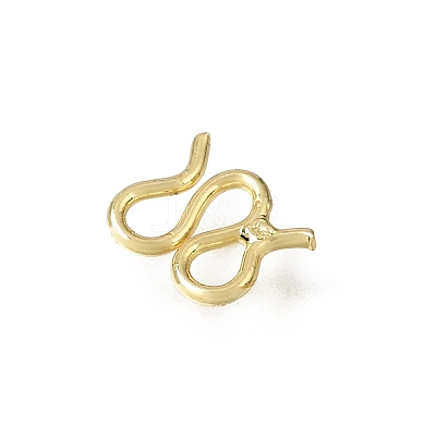 Brass M-Hook Clasps KK-CBA0DF0-14F-G-1