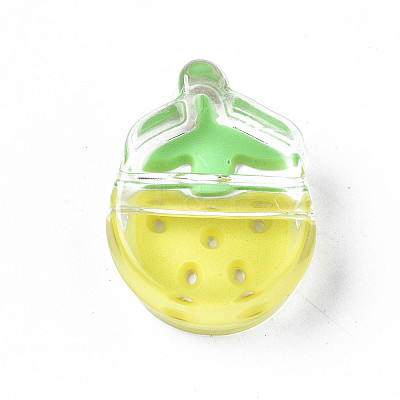 Transparent Acrylic Enamel Beads LS-OACR-N130-024-02-1