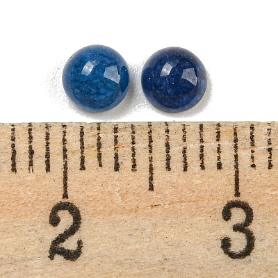 Natural White Jade Dyed Cabochons G-H309-03-31-1