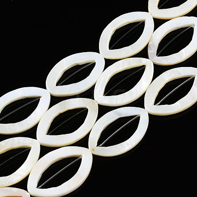 Natural Freshwater Shell Beads Strands SHEL-N026-172-1