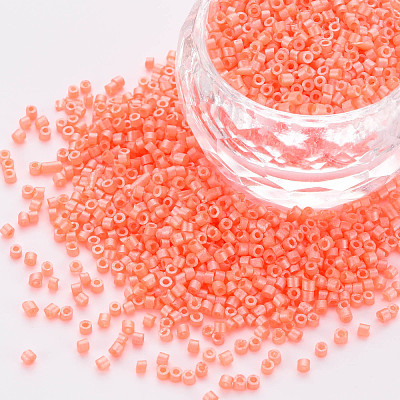 Fluorescent Color Glass Cylinder Beads SEED-S047-P-001-1
