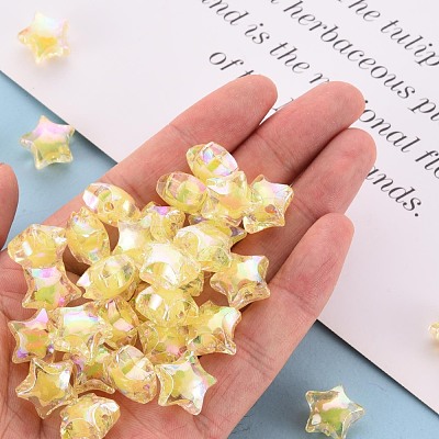 Transparent Acrylic Beads TACR-S152-02D-SS2105-1