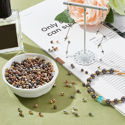 1440 pcs 8 Style Iron Beads IFIN-AR0001-20-1