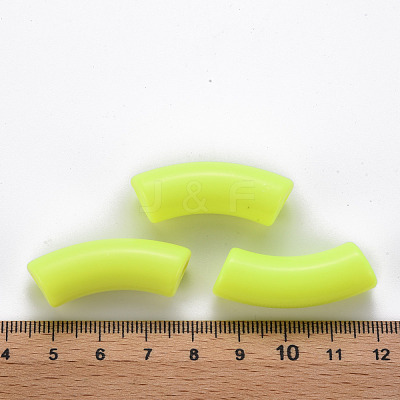 Opaque Acrylic Beads MACR-S372-001B-S023-1