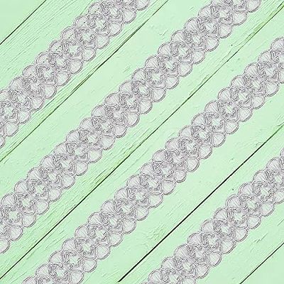 Ethnic Style Embroidery Polyester Lace Trims OCOR-WH0070-20B-1