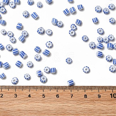6/0 Opaque Colours Seep Glass Seed Beads X-SEED-F003-04A-02-1