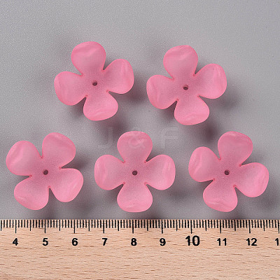 Frosted Acrylic Bead Caps MACR-S371-06A-704-1