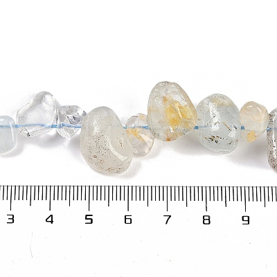 Natural Topaz Nuggets Beads Strands G-B125-A16-01-1
