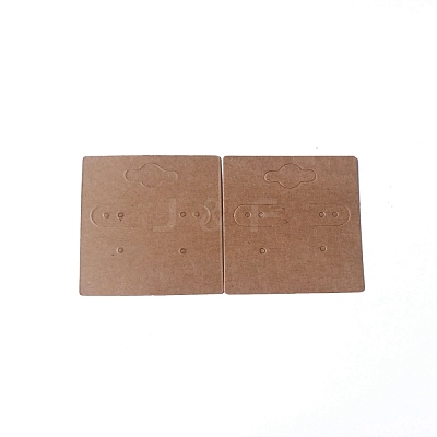 Cardboard Earring Display Cards CDIS-WH0020-04C-1