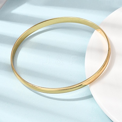 304 Stainless Steel Plain Bangles for Women Men BJEW-Z167-01G-04-1