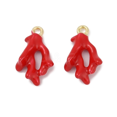 Alloy Enamel Pendants X-FIND-M081-01G-1
