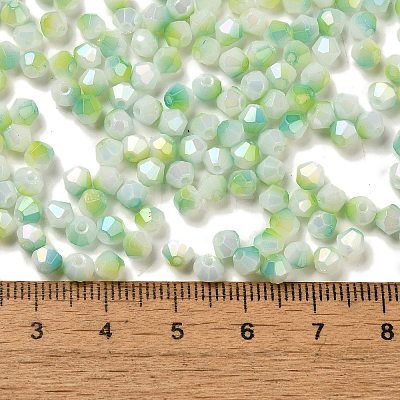 Two Tone Baking Paint Glass Seed Beads SEED-C004-03E-1