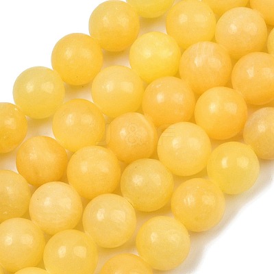 Natural Yellow Calcite Beads Strands GG-CBAA3AB-02-14mm-1