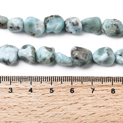 Natural Larimar Beads Strands G-B161-B10-1