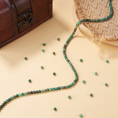 1Strand Natural African Jade Beads Strands G-TA0003-50D-1