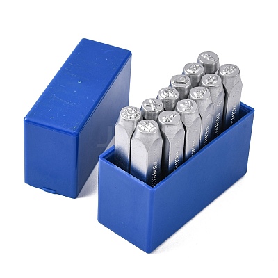 Iron Metal Stamps AJEW-L060-03A-1
