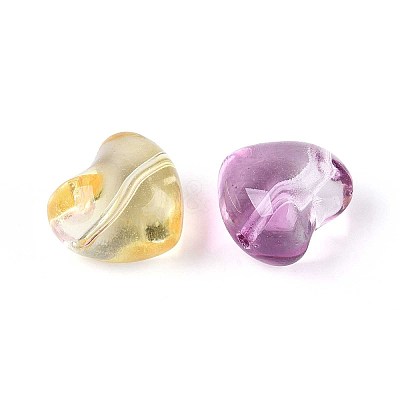 Transparent Glass Beads GLAA-T025-23-1
